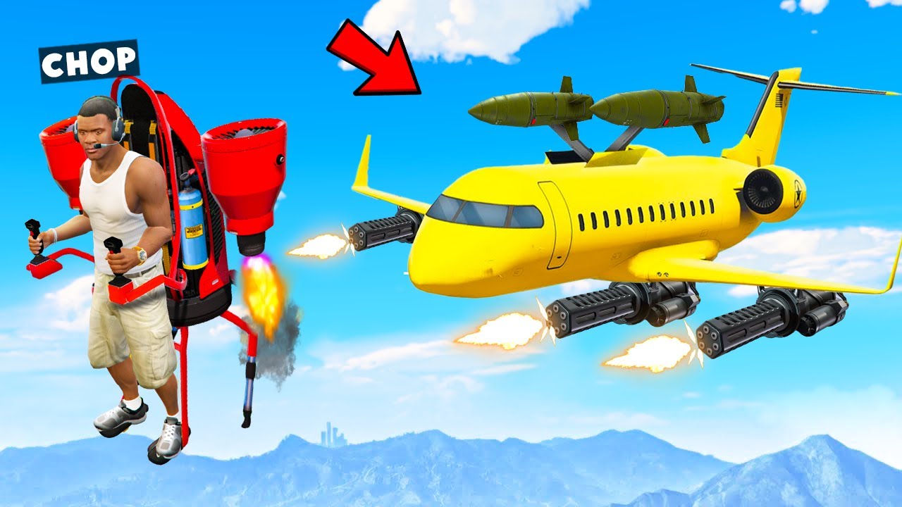 GTA 5 RPG VS PLANES THE ESCAPE FROM HOMING MISSILES