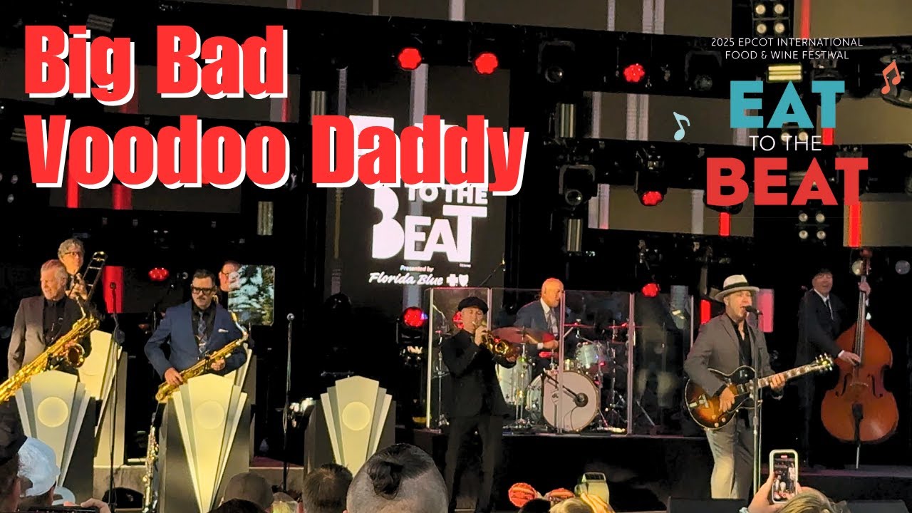 Big Bad Voodoo Daddy вживую в EPCOT 🎷 | Концерт Eat to the Beat 2025