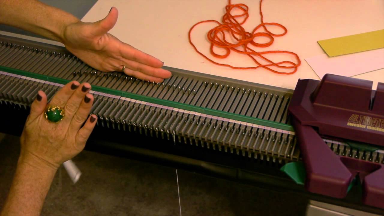 Vickie Howell for Ultimate Sweater Machine - Tips for Casting On & First Row