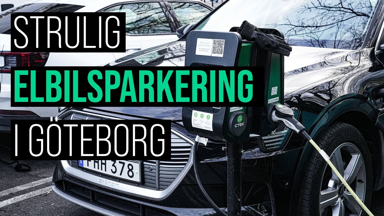 Strulig elbilsparkering i Göteborg