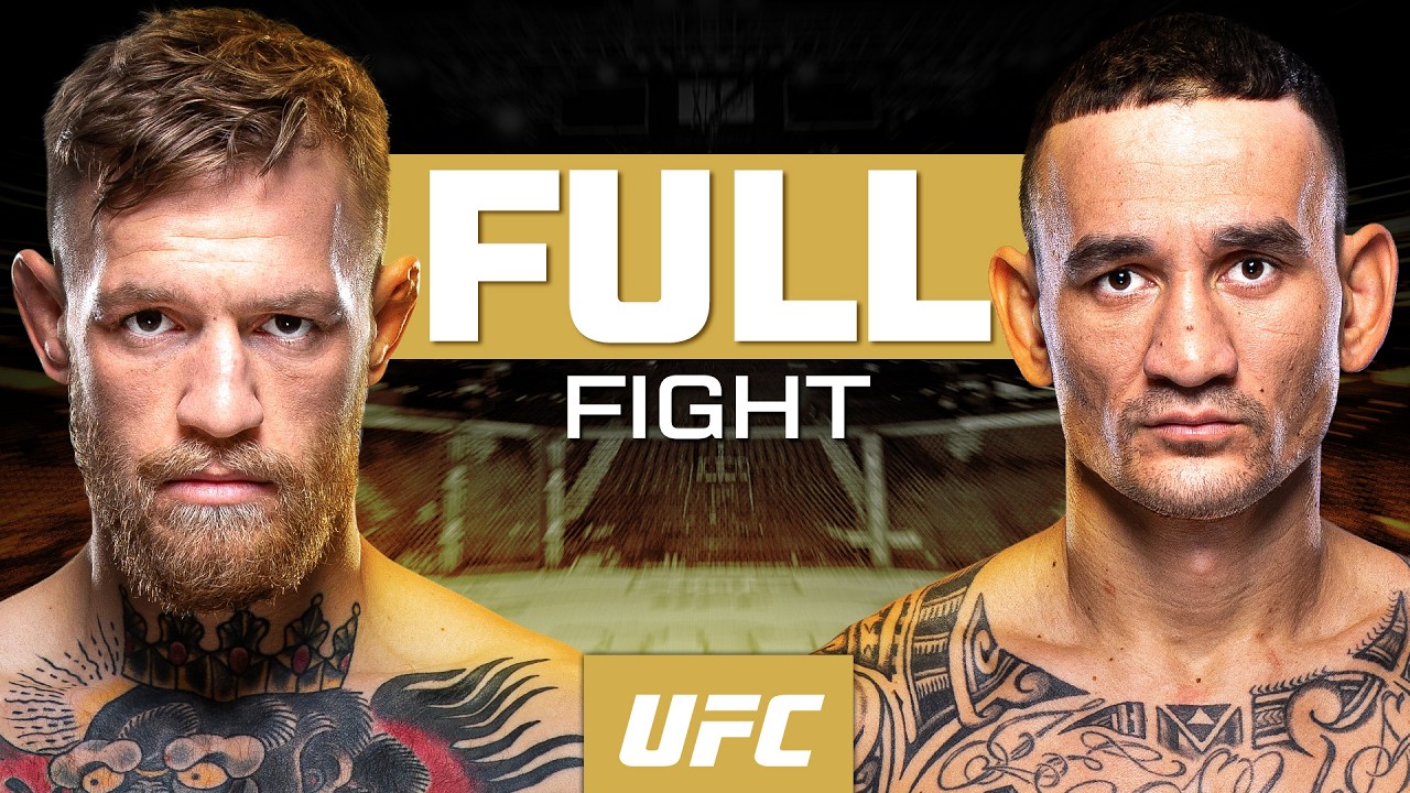 Конор Макгрегор против Макса Холлоуэя 1 | ПОЛНЫЙ БОЙ | UFC 329