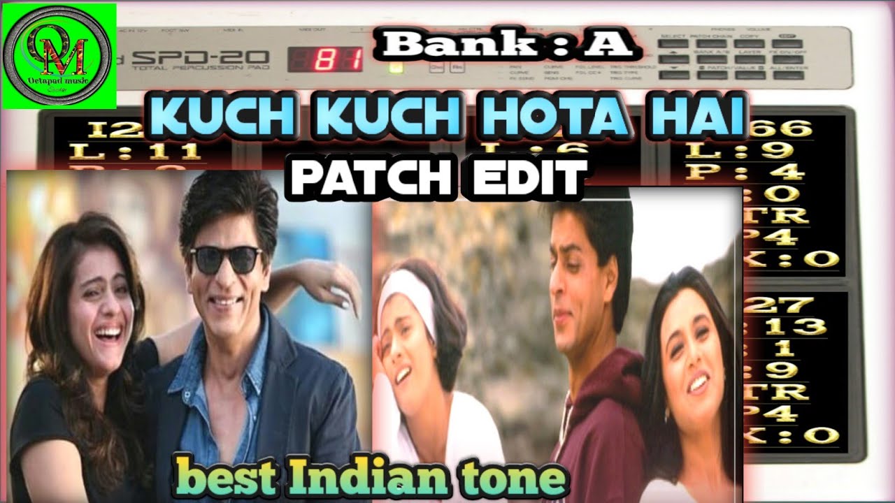 Best Indian patch edit || Roland spd 20 || kuch kuch hota hai || octapad music ||