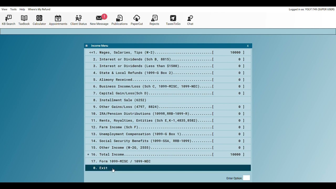 How to create a New Tax Return using TaxSlayer