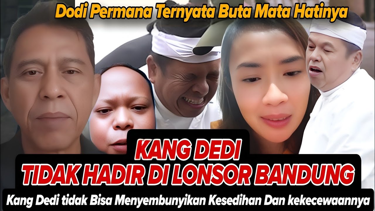 🔴TERNYATA KANG DEDI TIDAK KUNJUNGI KORBAN TANAH LONSOR DI CISARUA BANDUNG