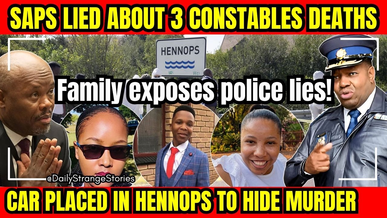 Family proves SAPS LIED about 3 constables DEATHS: Car placed in Hennops river to hide MURDER