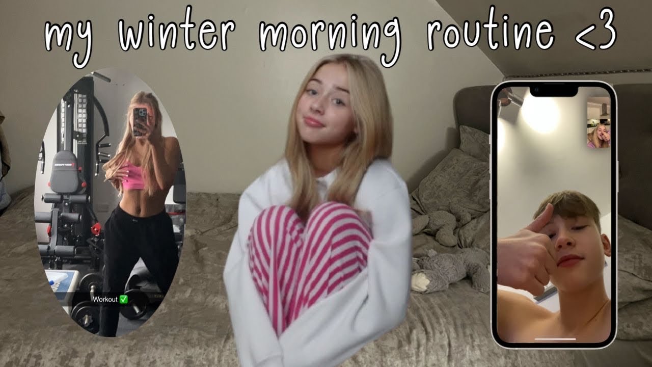 MY WINTER MORNING ROUTINE! Vlogmas 6