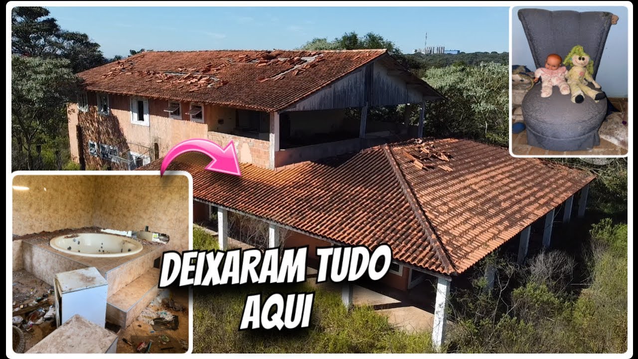Após morte do proprietário família sai às pressas de sua casa,e deixa tudo completamente Abandonado!