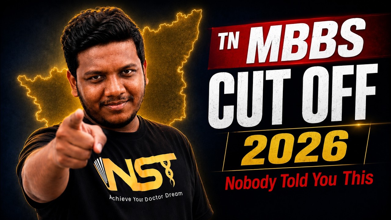 Most Expected Cut off🔥MBBS 2026 TN State Quota Counseling RENEET - NST Dr Sudharshan R