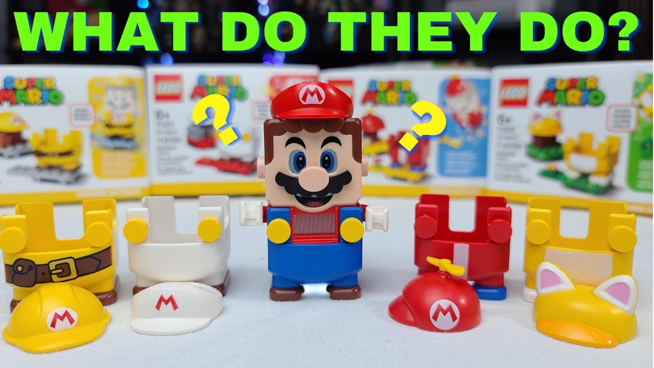 Пробую наборы LEGO Super Mario Power-Up на ВСЁМ!