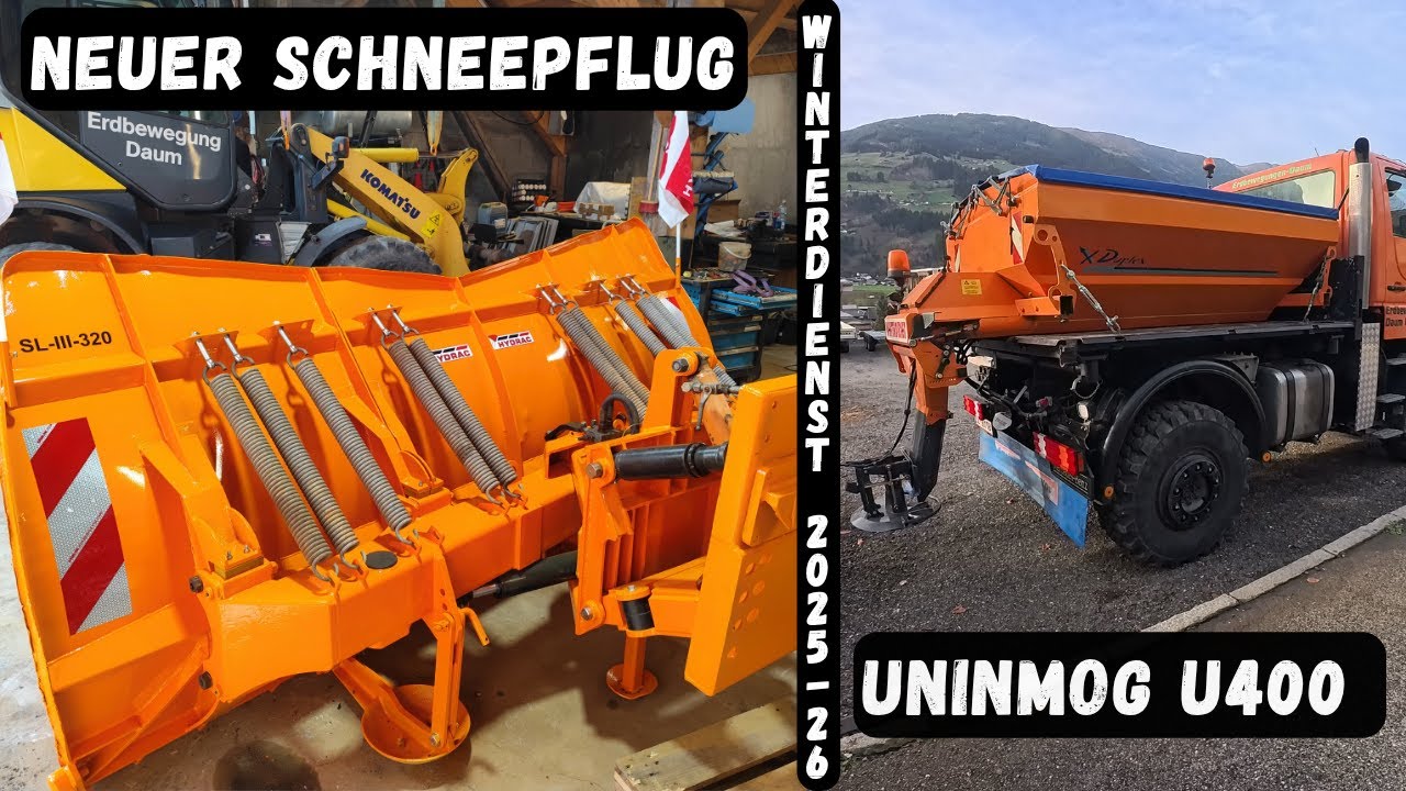 ❄️Neuer Schneepflug | Vorbereitungen Winterdienst 2025/26❄️