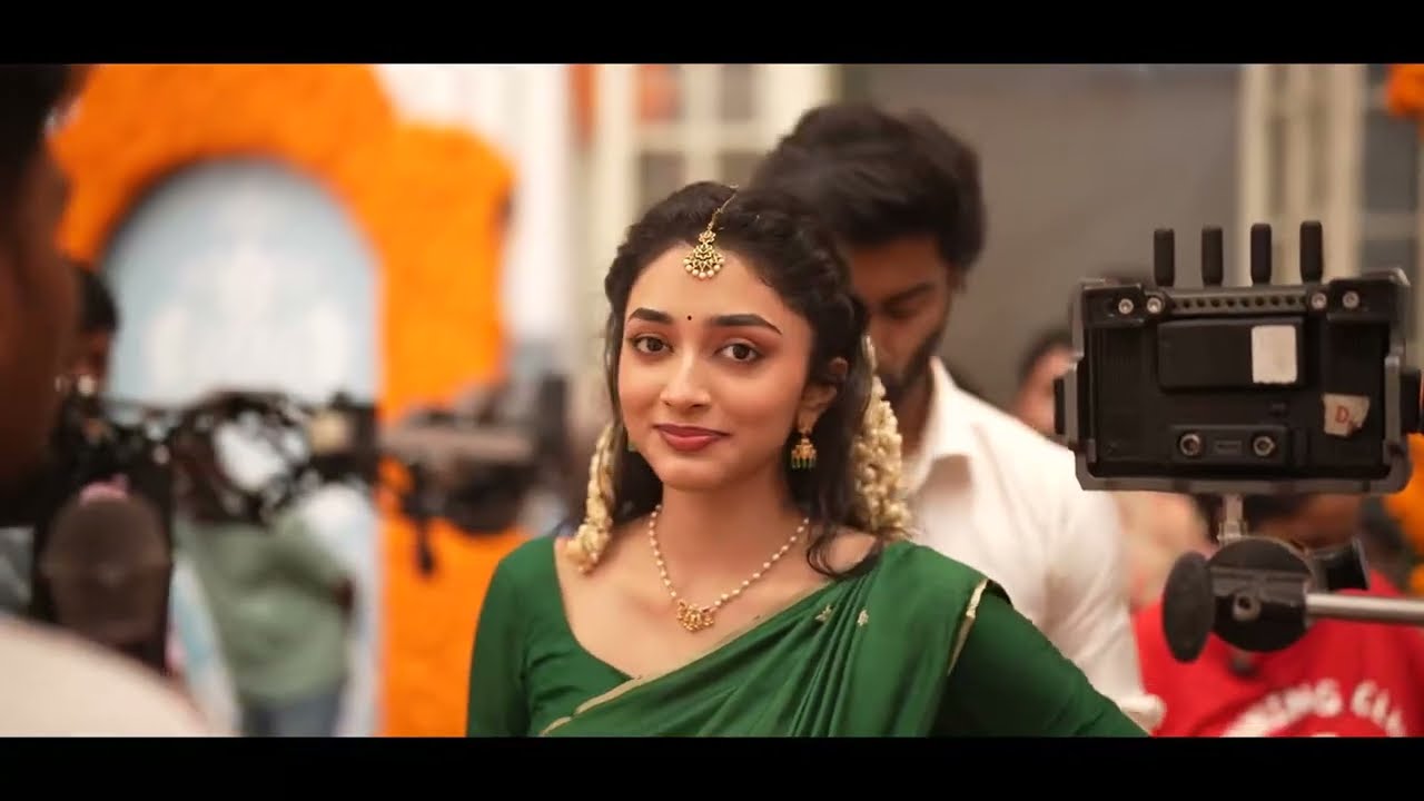 Between takes, between smiles. BTS from #ThangameThangame. 💛#IdhayamMurali