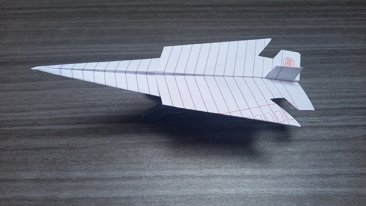 Origami Fighter Jet Part 9 / Paper Airplane Origami