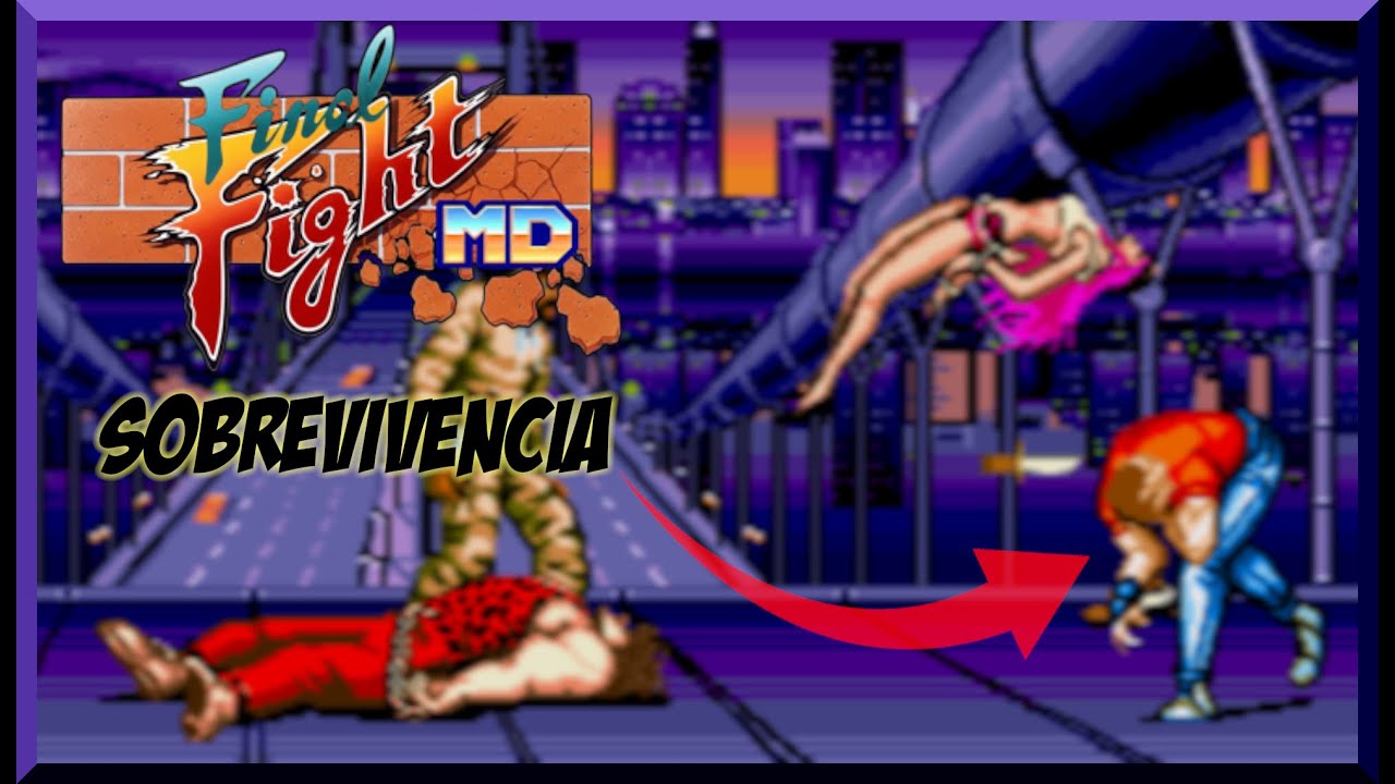 Final Fight MD: Sobrevivência CODY -Jogo completo 385 - (Mega Drive)