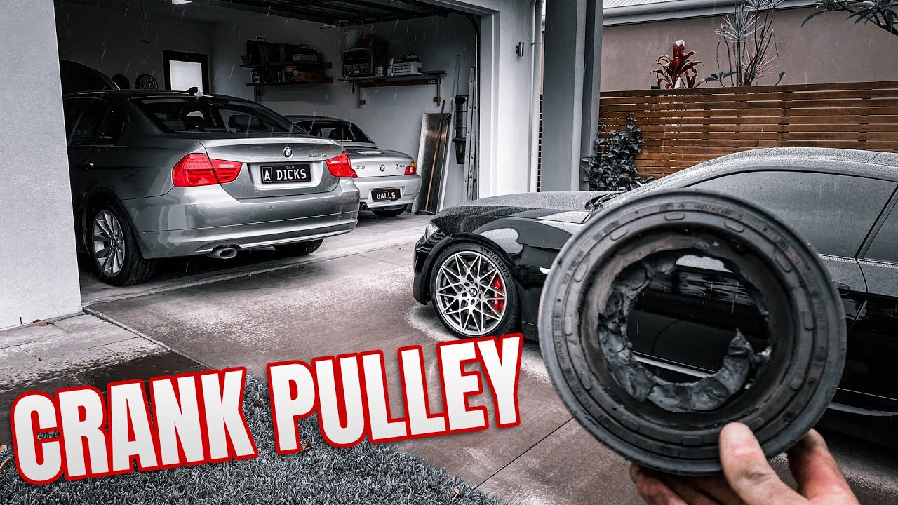 BMW E90 320D LCI Failed Crank Pulley & 335i Axle Test: VLOG