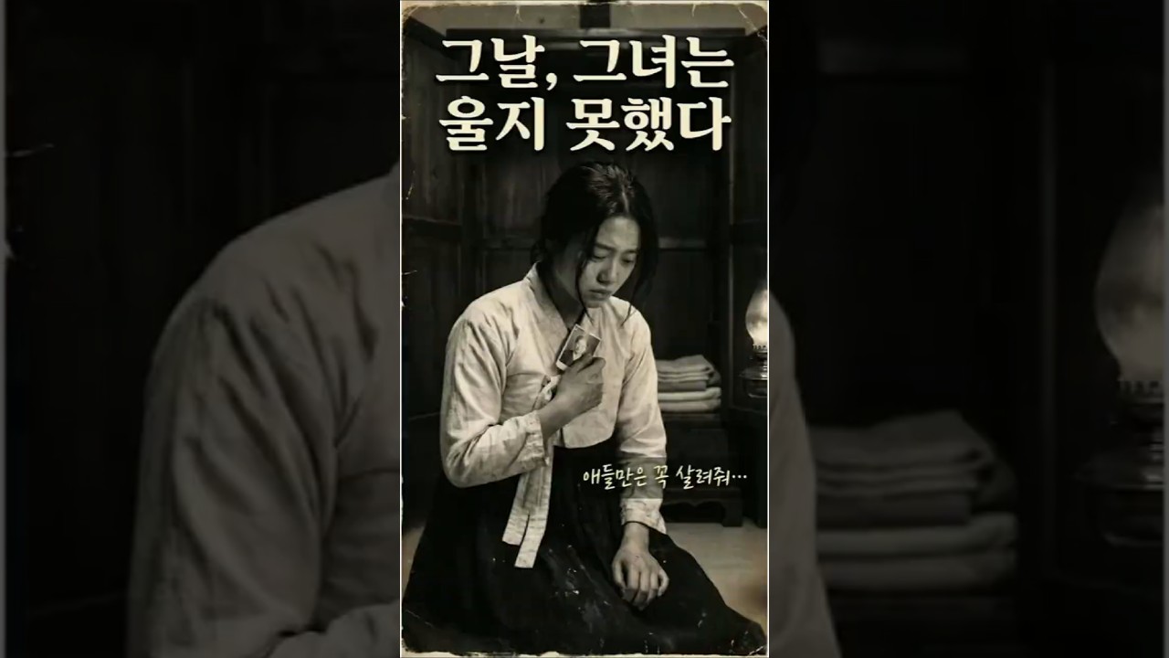 전쟁이 끝난 날, 그녀만 울지 못했던 이유&hellip; &ldquo;애들만은 꼭 살려줘&rdquo; #shorts