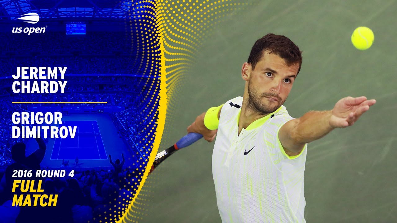 Jeremy Chardy vs. Grigor Dimitrov Full Match | 2016 US Open Round 4
