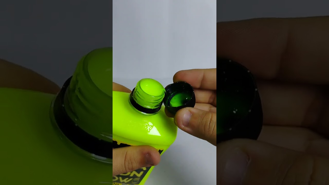 Cola Glow Slime Neon Amarela Radex | Divers&atilde;o que brilha no escuro e criatividade sem limites ✨🧪