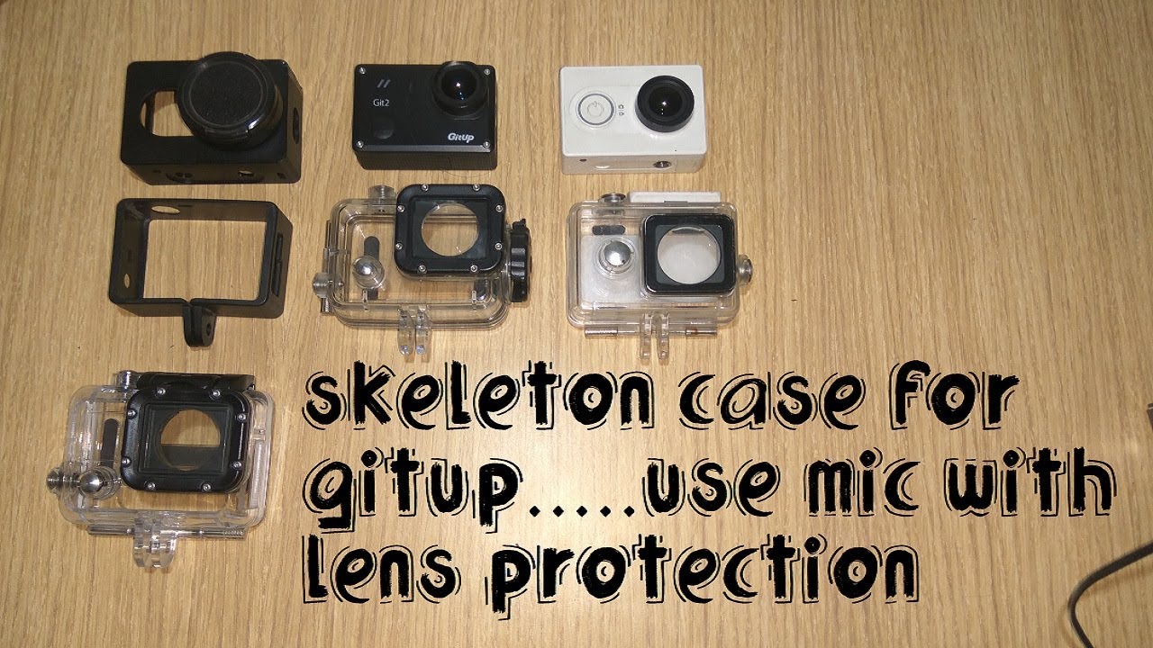 Gitup Git 2 & Skeleton Case of Gopro Hero 3