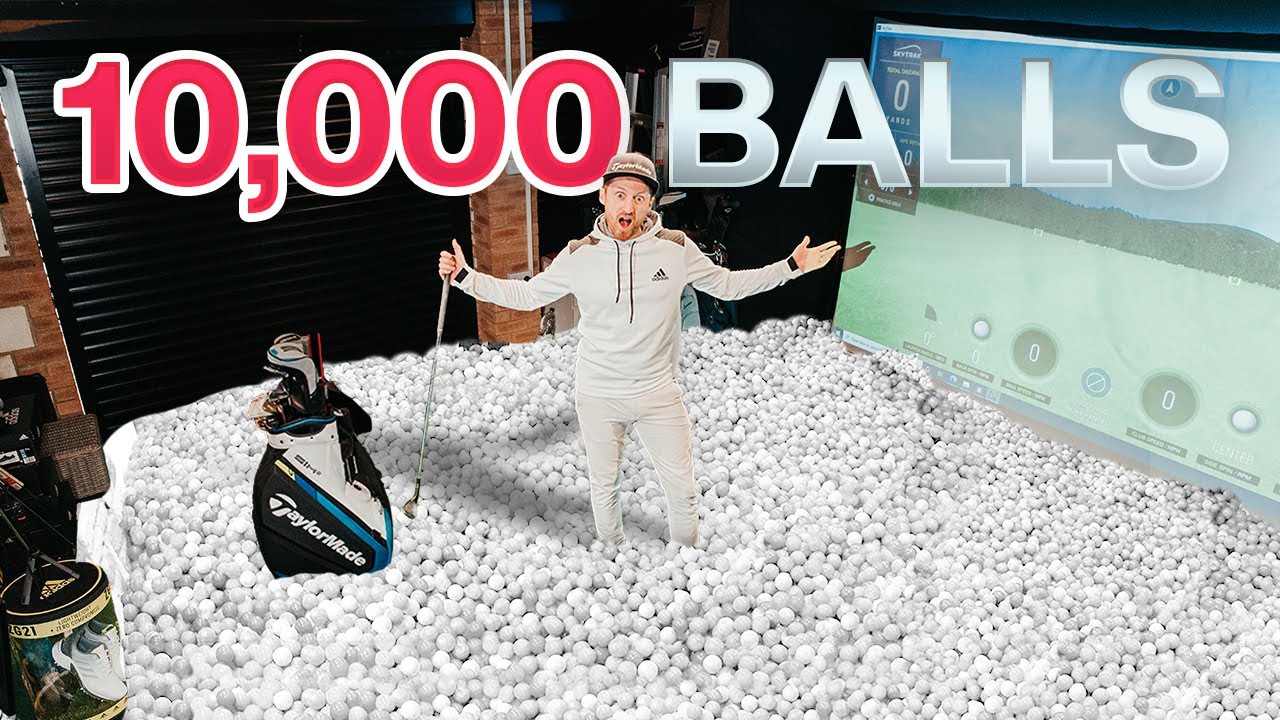 I Hit 10,000 Golf Balls! (my hardest challenge yet!)
