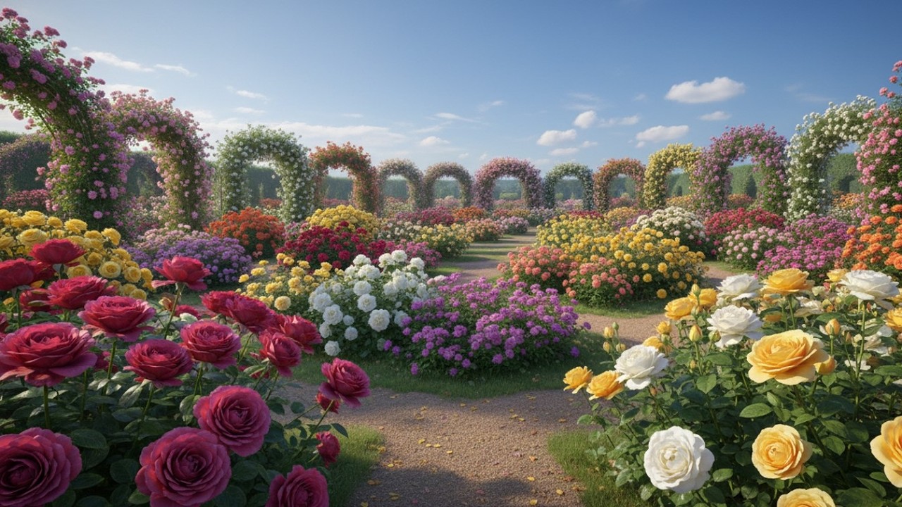 Nature’s Romance 🌹 A Quiet Walk Through Beautiful Gardens