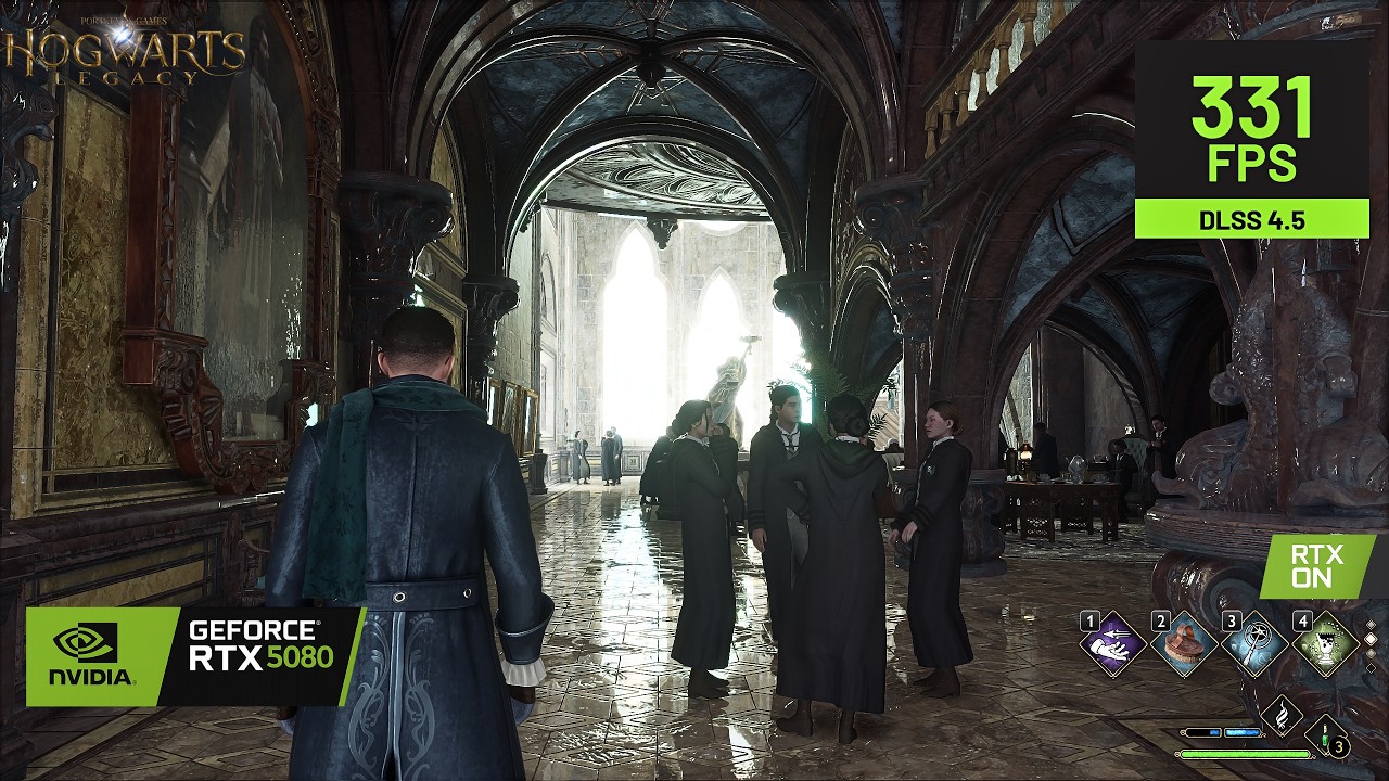 Hogwarts Legacy – RTX 5080 | DLSS 4.5 Performance + Ultra Ray Tracing
