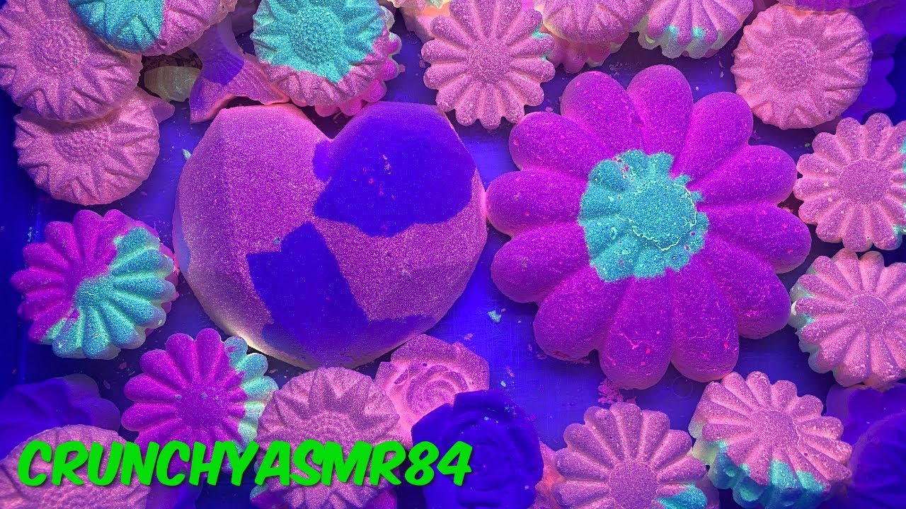 Glow in the Dark Gym Chalk Crush | Sleep Aid | Oddly Satisfying | ASMR