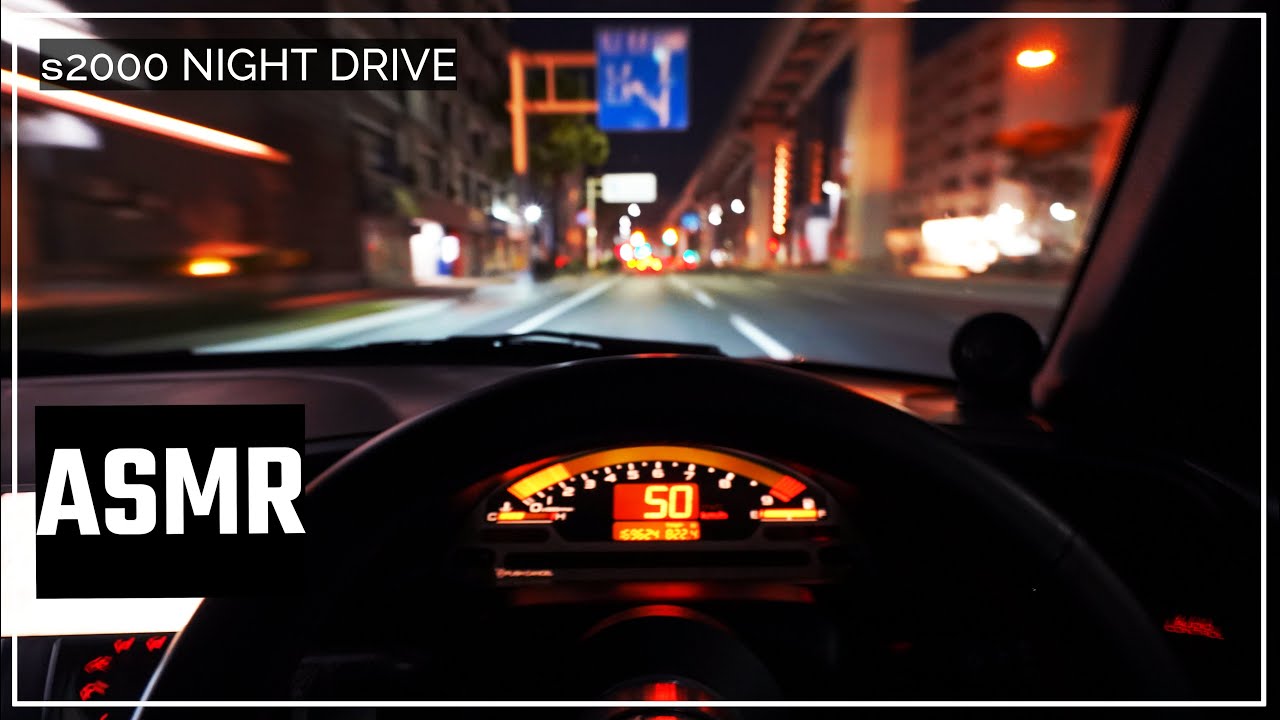 【s2000】ASMR | 深夜ドライブ | 低音が心地よいリラックスサウンド | FUJITSUBO Legalis R |  | (No Talking, No Music)