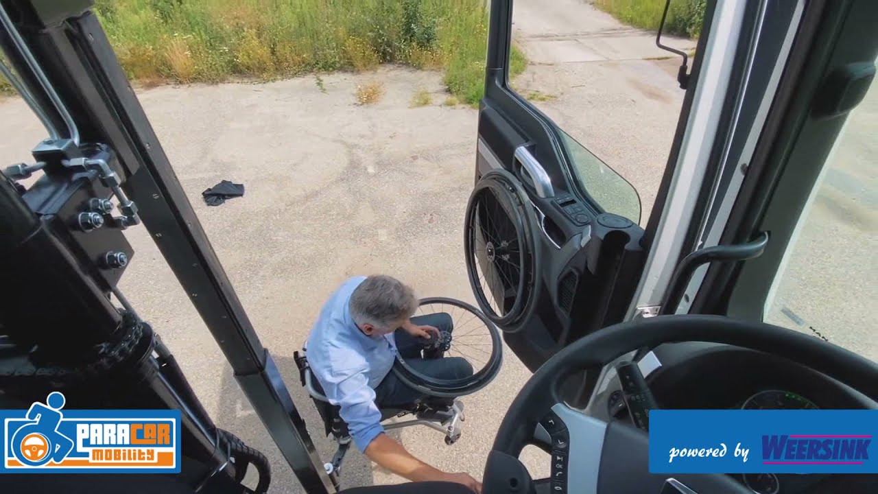 LKW fahren als Rollstuhlfahrer mit dem W-Compact LD