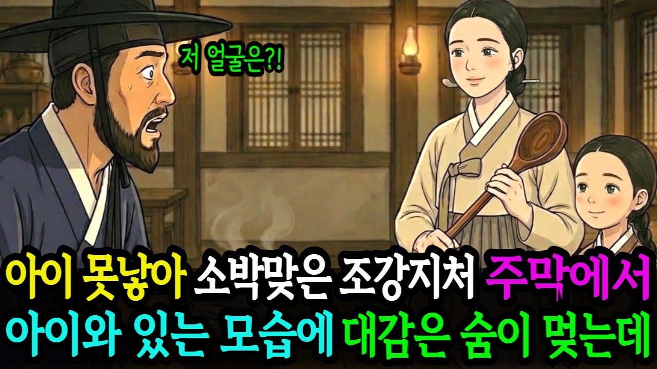 소박맞은 조강지처 주막에서 아이와 반기는 모습에 대감은 숨이 멎는데 | 야담 | 민담 | 옛이야기