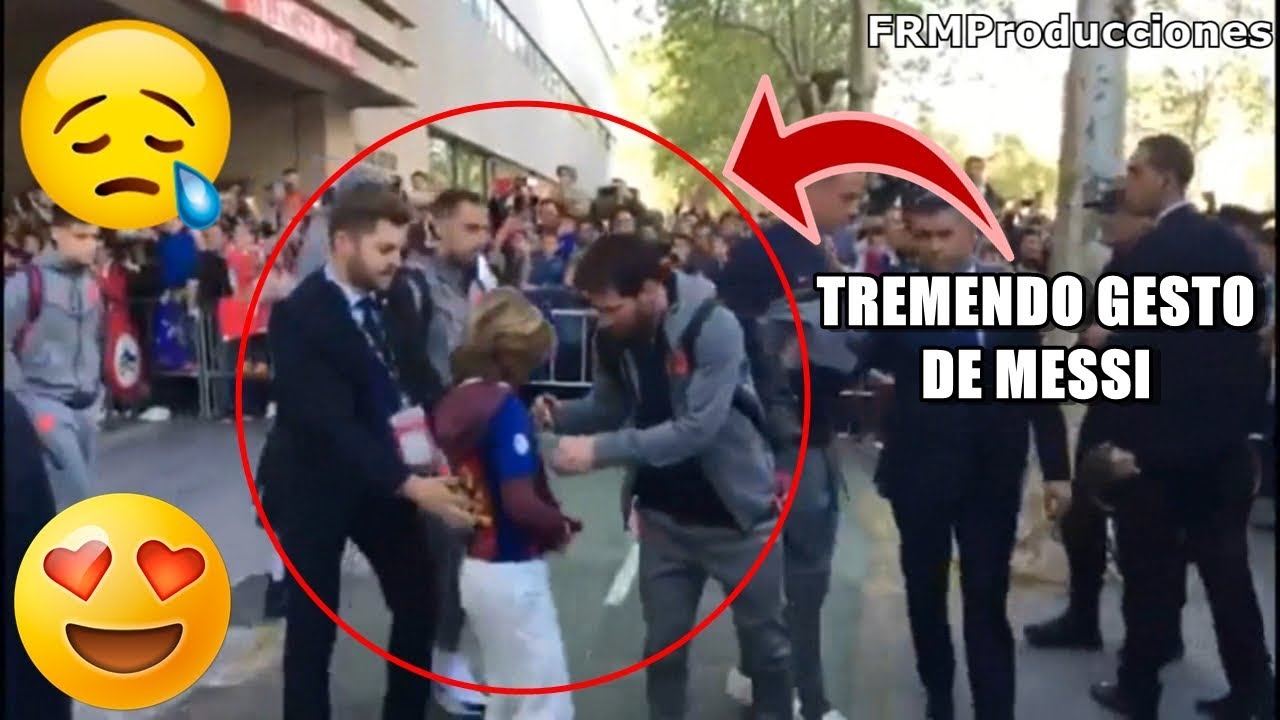 Lionel Messi LO HIZO de VUELTA: Tuvo un TREMENDO GESTO con un NIÑO! (EMOCIONANTE)