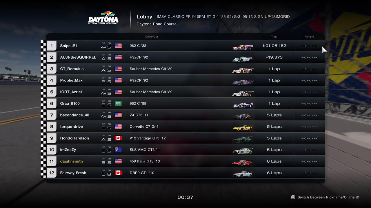 MPM Daytona Classic Race 60 minutes