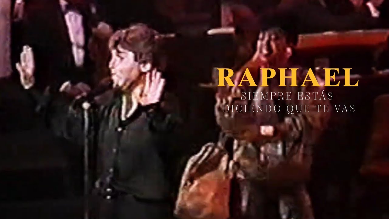 “Siempre estás diciendo que te vas” - RAPHAEL en el Teatro Teresa Carreño [Venezuela, 1988]