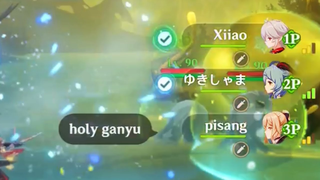 WTF, that damage... What did you feed your Ganyu, bro?