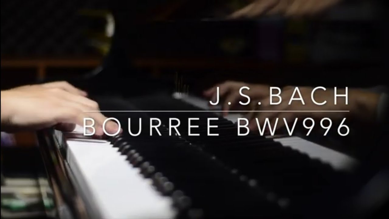 J.S.Bach: Bourrée in E-Minor, BWV 996 piano CYH Studio