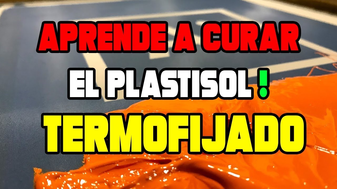 ✅ Estampado a dos tintas + secado + Curado del plastisol, TIPS!