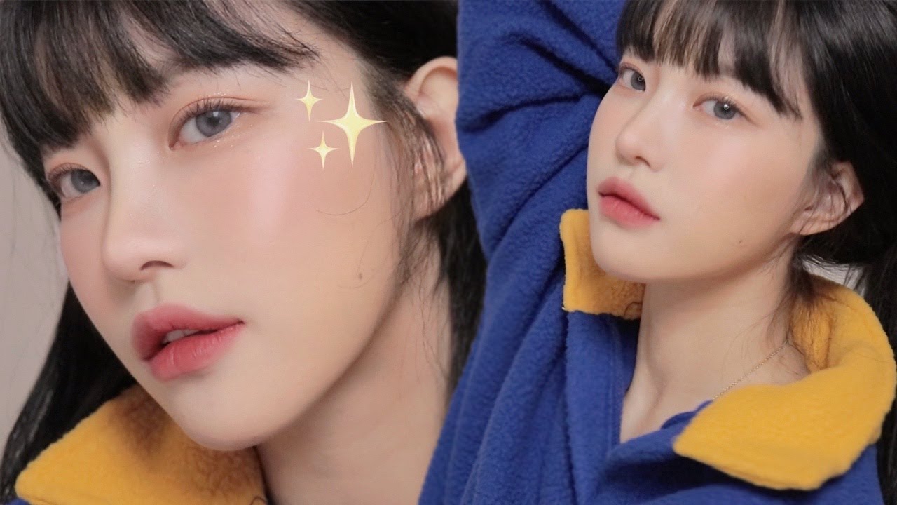 eng)지속력 끝판왕✨내추럴 꾸안꾸 메이크업 (feat.마스크 안 묻는 쿠션😳!? 지속력 테스트, 깨알 브이로그)