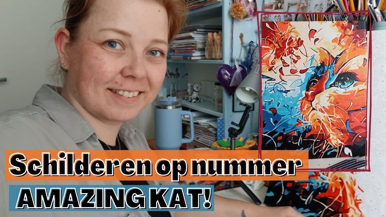 Kat schilderen op nummer voor volwassenen en beginners | review