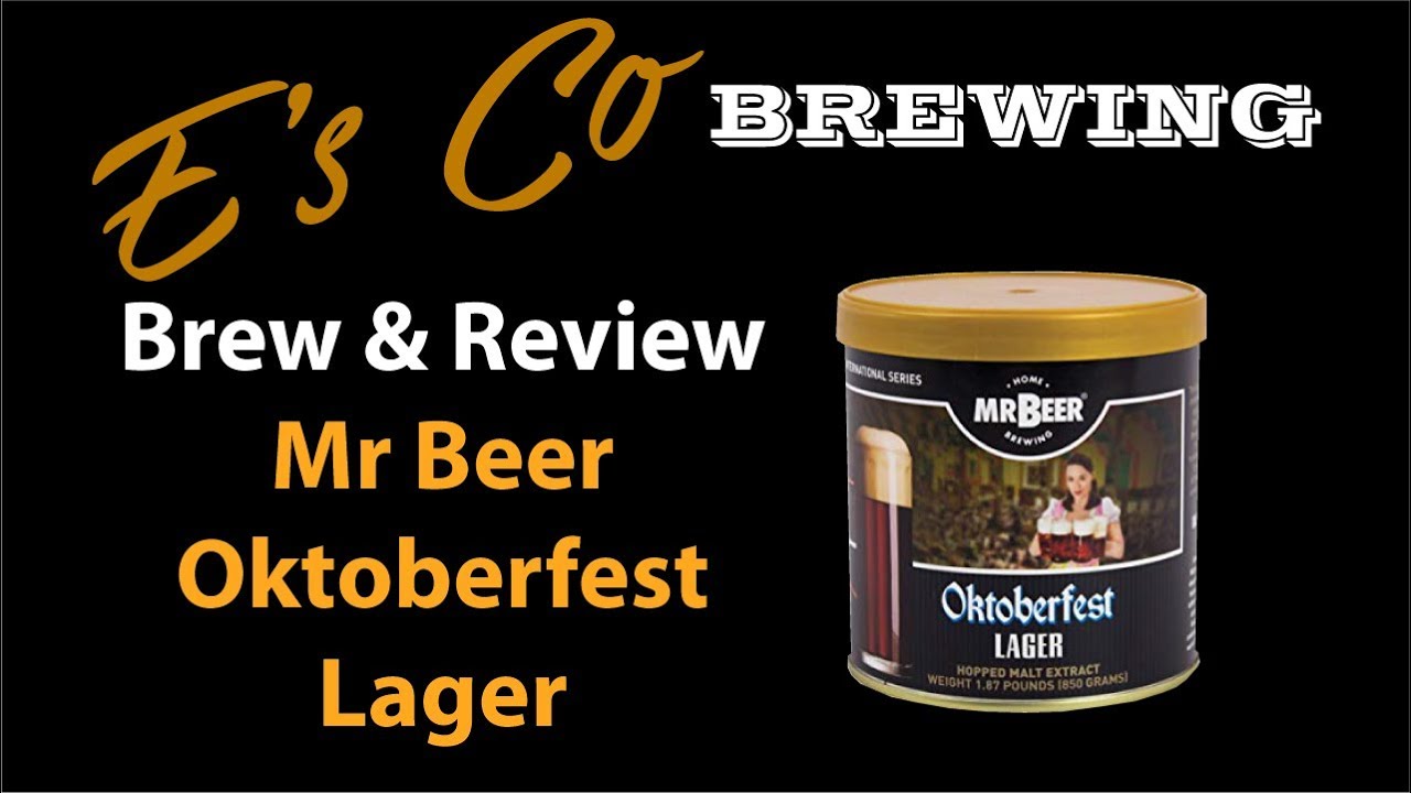 Mr Beer Oktoberfest Lager - Brew and Review