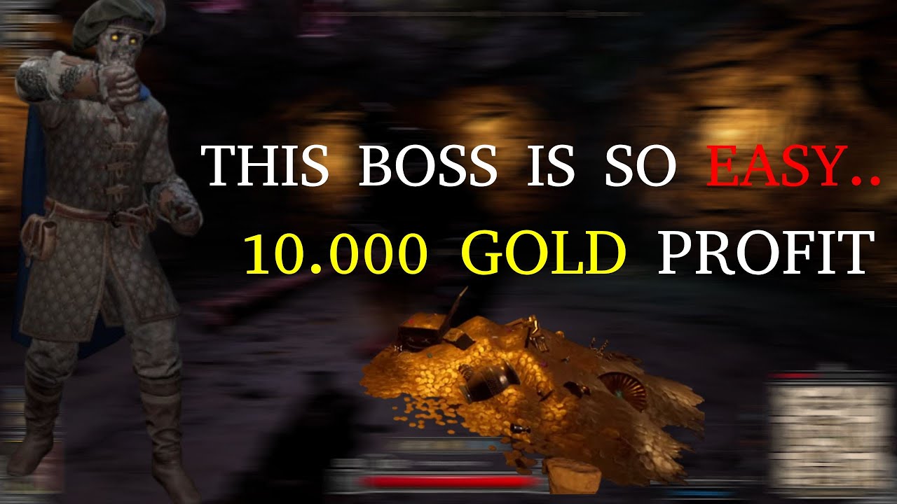 This boss is so easy to farm..  (10.000 GOLD PROFIT) - Dark And Darker