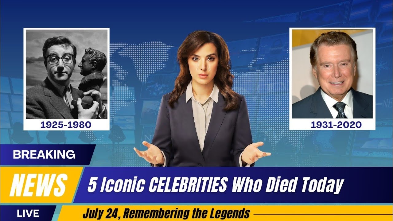 5 Famous Actors & Stars Who Died Today, 24th July | A Tribute to Legendary Stars