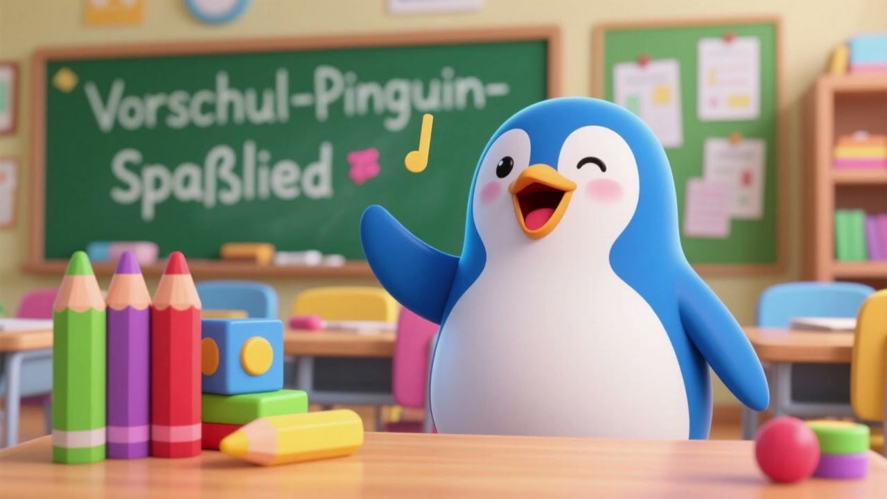 Vorschul-Pinguin-Spa&szlig;lied &ndash; Lernen & Lachen mit Pinguinen