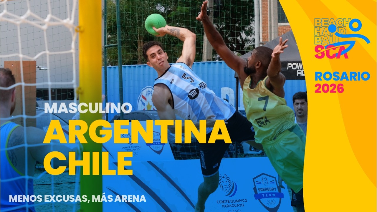 🔴 EN VIVO | Argentina vs Chile - Masculino | Beach Handball SCA Rosario 2026
