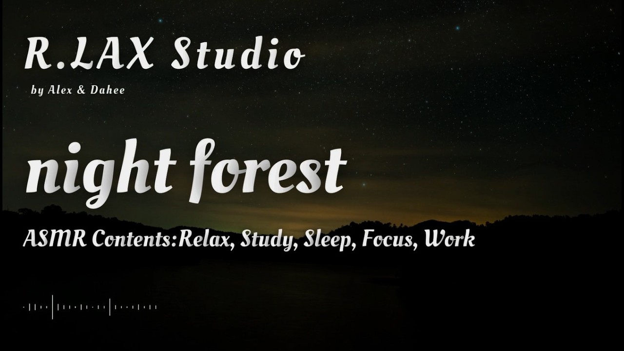 🌌 11 Hrs Calm Lake & Forest ASMR | 11시간 잔잔한 숲속 호수 물소리 | 수면 불면증 휴식 백색소음