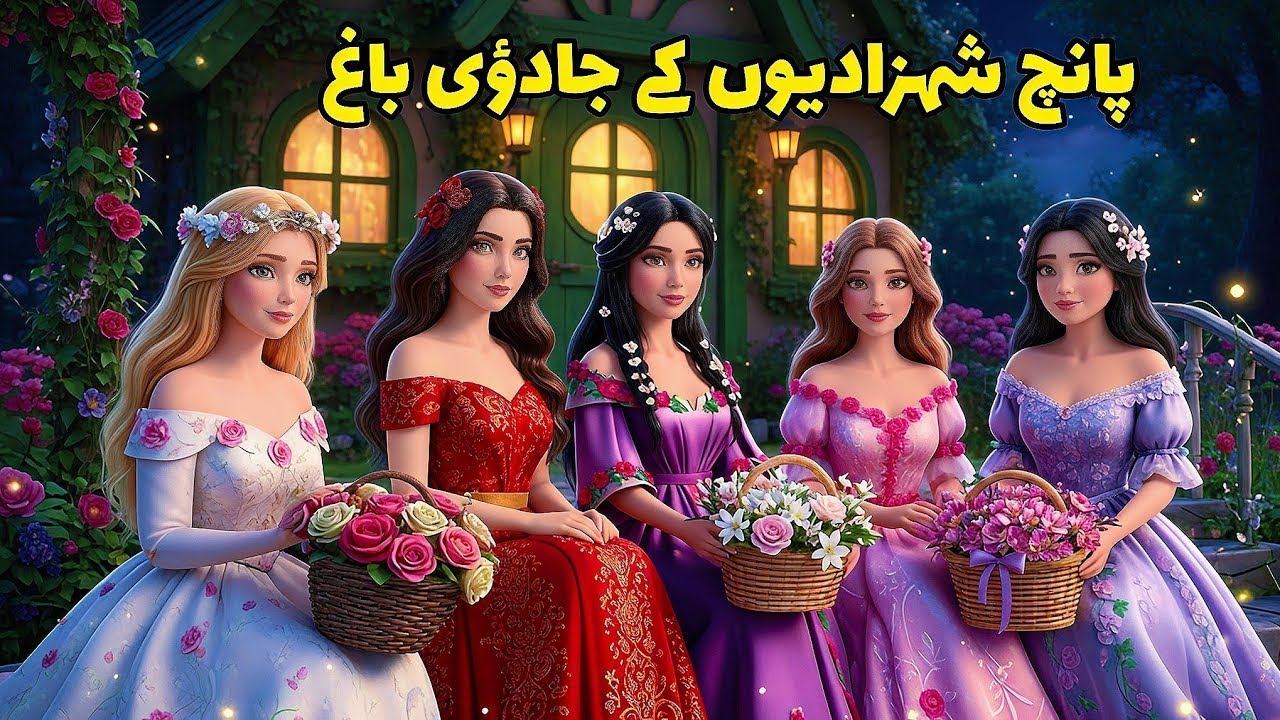 پانچ شہزادیاں اور جادوئی باغ