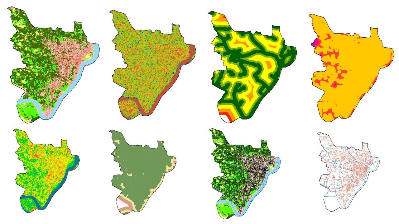 Landfill Site Selection by Weighted Overlay Technique in ArcGIS