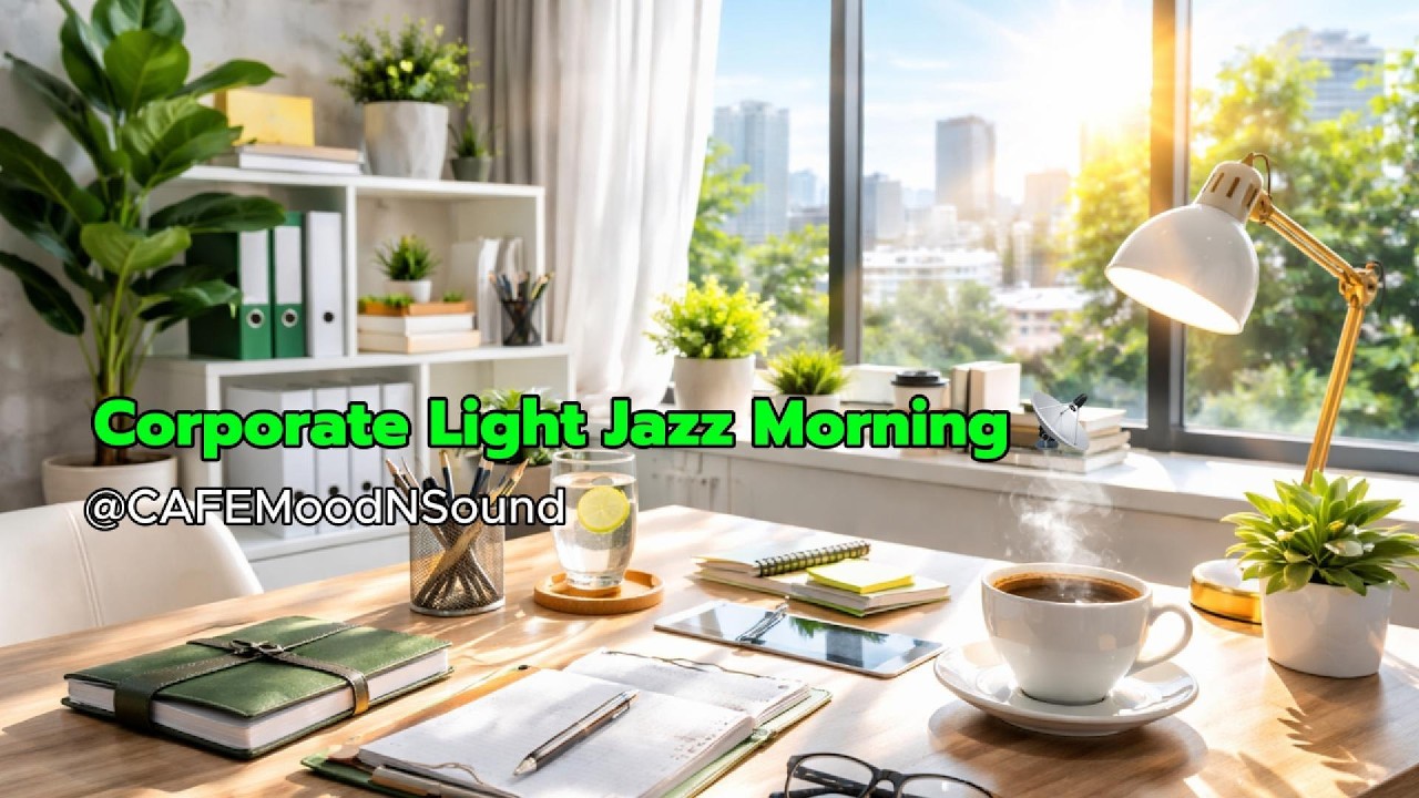 Focus Jazz Morning 📒 เพลงแจ๊สทำงาน เพิ่มสมาธิ | Corporate Light Jazz | (1 Hour)