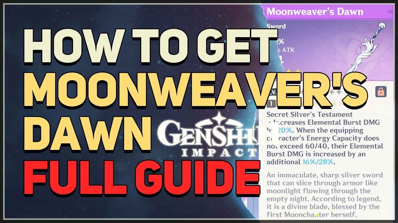How to get Moonweaver's Dawn FULL GUIDE Genshin Impact 6.0