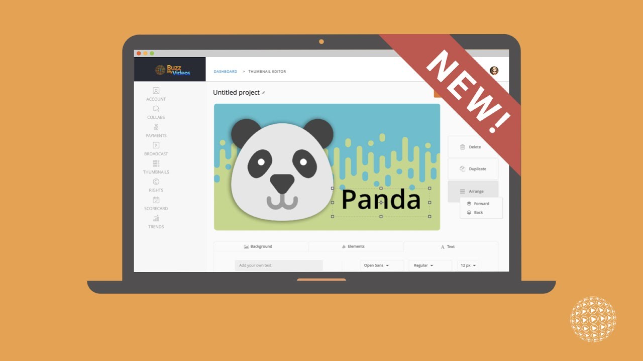 Discover the new Thumbnail Editor