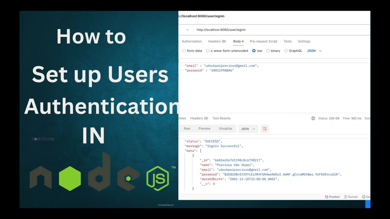 How To Create a Node.js Login System Backend with Express and MongoDB!! (Nodejs tutorial)