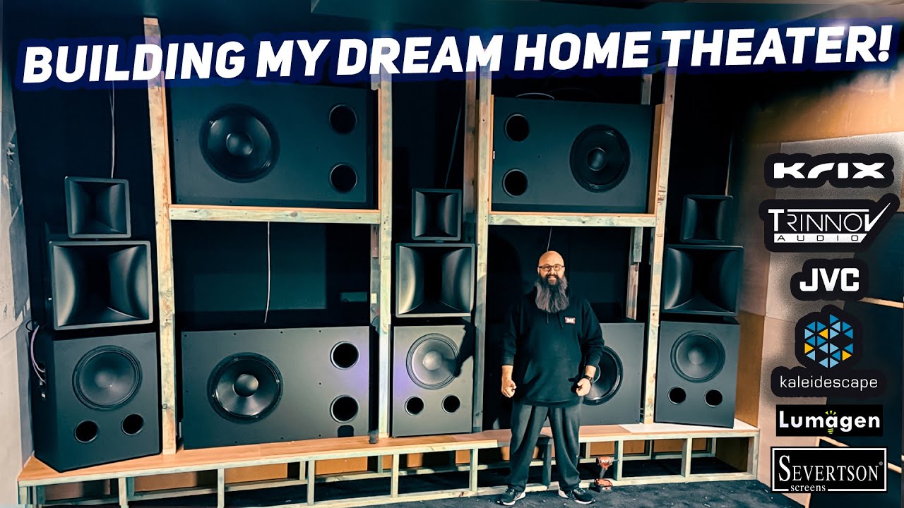 Building MY 11.7.6 DREAM HOME CINEMA! with KRIX - TRINNOV - JVC - LUMAGEN - KALEIDESCAPE